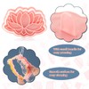 8 Pieces Flower Cookie Cutter Flower Shaped Cookie Mold Plastic