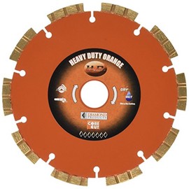 Diamond Products Core Cut 11642 6-Inch by 0.080 by 7/8-Inch Heavy Duty Orange High Performance Turbo Blade