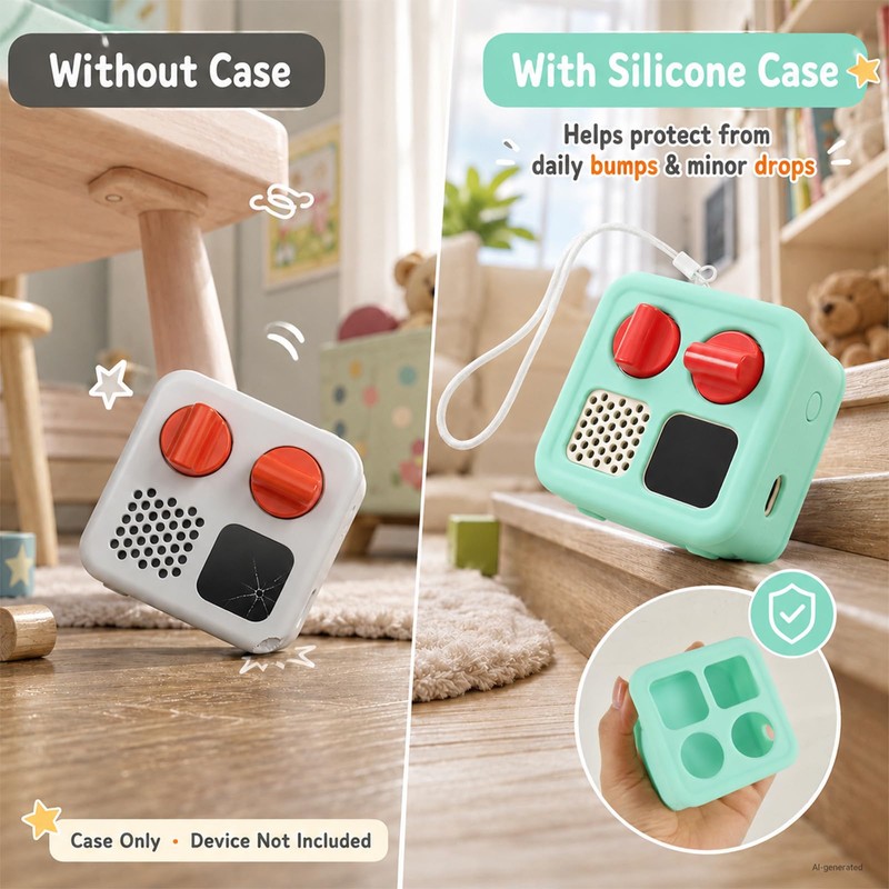 Againmore Silicone Case for Yoto Mini 2024, Kids Protective Cover