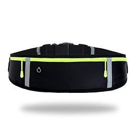 GORWRICH Running Belt with Waterproof Adjustable Elastic Strap, Sweatproof waistpacks with Large Capacity, Perfect for Running and Outdoor Activities