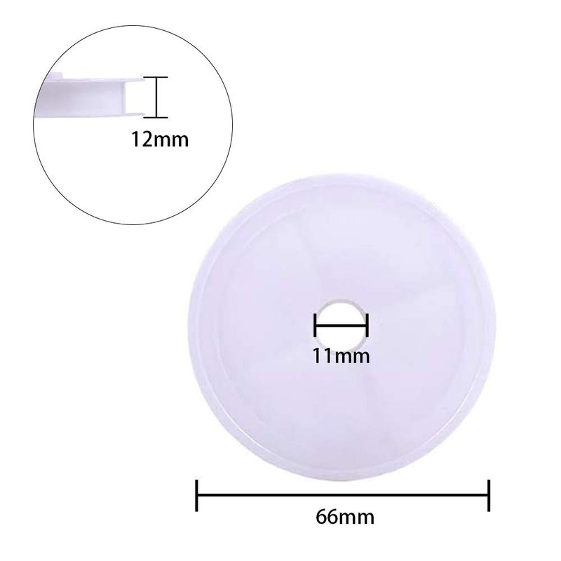 10pcs Plastic Spool Reel Bobbin Empty Spool Winding Reel Finger