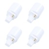 OSALADI 4 Pieces G24D Conversion Lamp Head E12 Female Plug