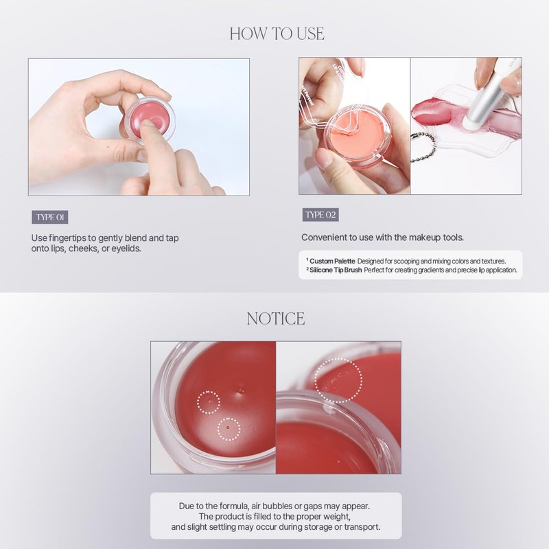 Heart Percent Dot On Mood Custom Lip & Cheek Single