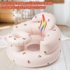 GerdfeiTawtab Inflatable Baby Seat, Flowers Portable Inflatable Infant Chair for