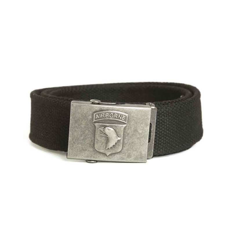 Mil-tec Airborne Trouser Belt - Black