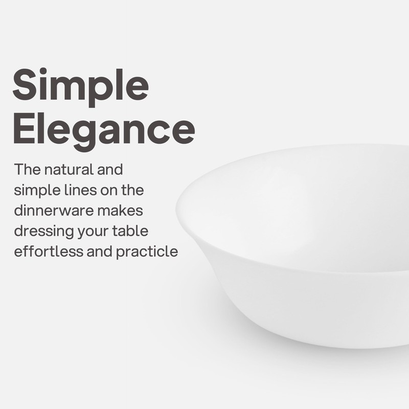 Cello Regal Dinnerware Set of 18 pieces, Service for 6,