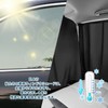 Car Curtains, Overnight Curtains, Set of 4, Perfect for Car
