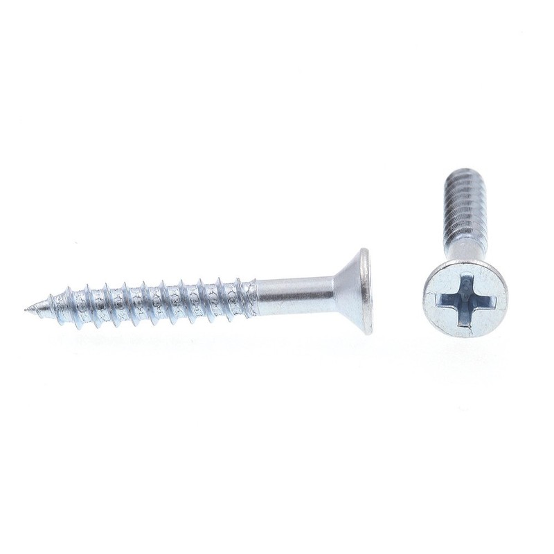 Prime-Line 9035166 Wood Screw, Flat Head Phillips, 8 X 1-1/4