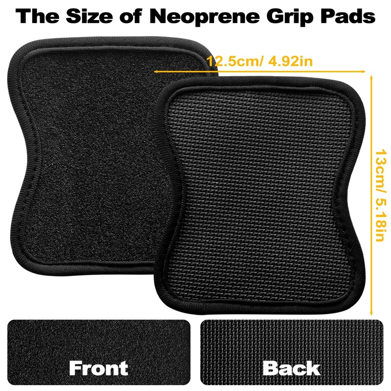 Grip Pads Gym, Anti Slip Barbell Pad Weight Lifting Gloves,
