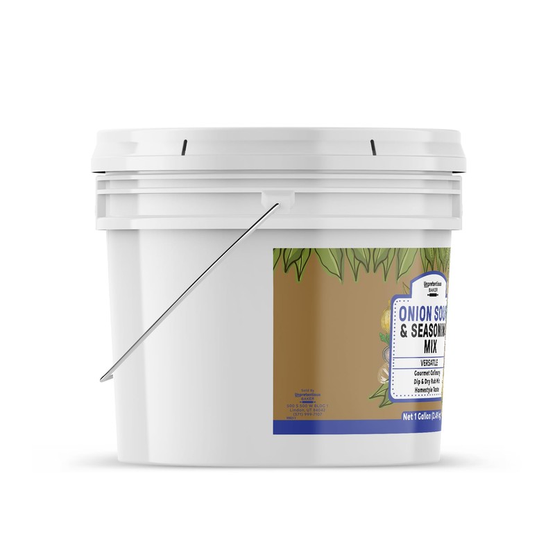 Unpretentious Onion Soup & Seasoning Mix, 1 Gallon, Gourmet Culinary