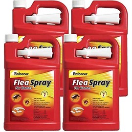Enforcer Flea Spray for Homes - 1 Galllon (Case of 4) - EFSH128 - Prevents Infestation for up to 7 Months from Hatching Fleas