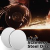Hicarer 4 Pcs 1/4" Thickness Stainless Steel Disc 3" Diameter