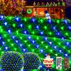 KNONEW 2-Pack 360 LEDs Christmas Net Lights 13ft x 9.8ft