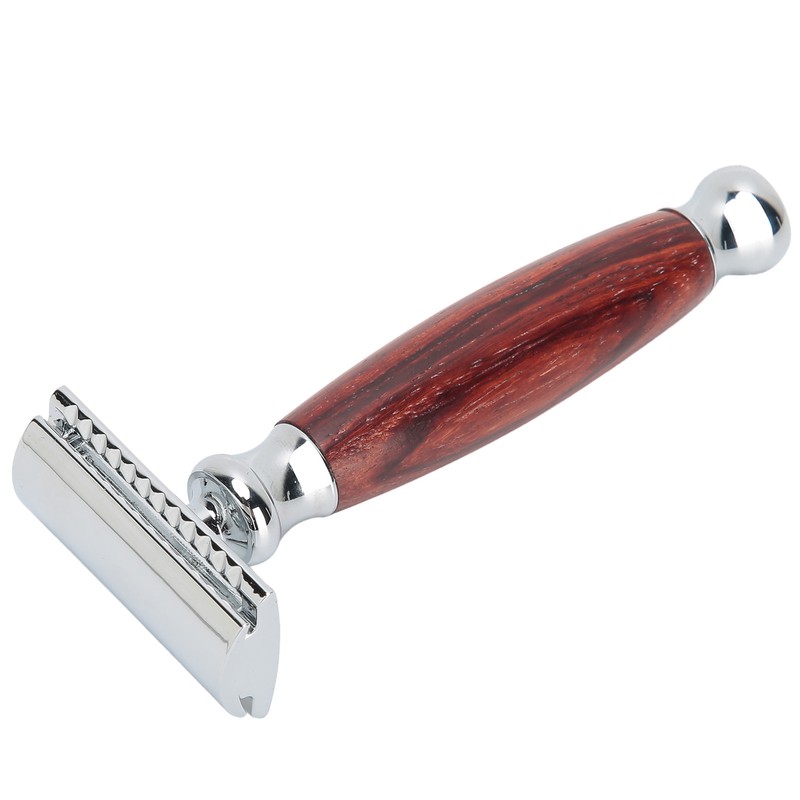 Wooden Handle Razor Manual Safety Shaving Knife Hair Remover Tool