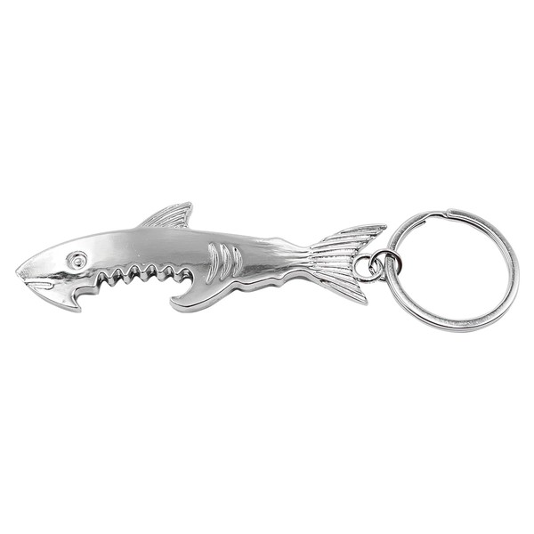 Nicear 2er-Pack Hai-Schlüsselanhänger-Flaschenöffner, Langlebiger Flaschenöffner Aus Metalllegierung, Unisex-Schlüsselanhänger, Einzigartiges Geschenk
