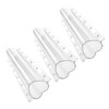 CAXUSD 3pcs Heart Vegetable Molds Fruit Shape Growing Molds Cucumber