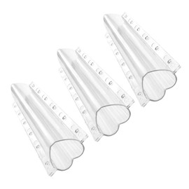 CAXUSD 3pcs Heart Vegetable Molds Fruit Shape Growing Molds Cucumber Sweet Melon