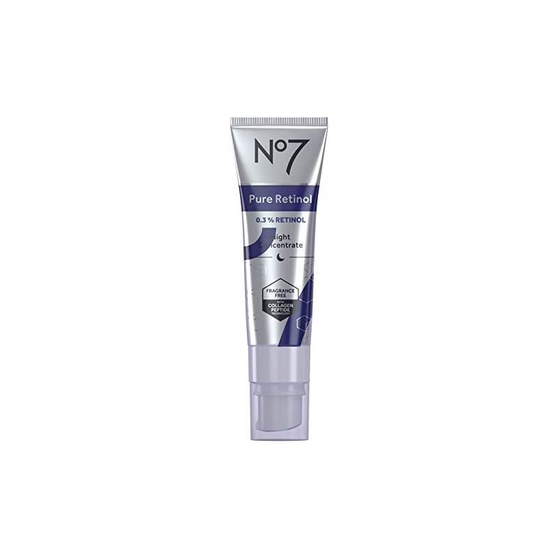 No 7 Retinol avanzado 1.5% concentrado nocturno complejo, tamaño mini
