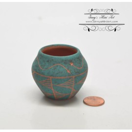 SMA 1:12 Native America Hand Turned Large Pottery CTP-1