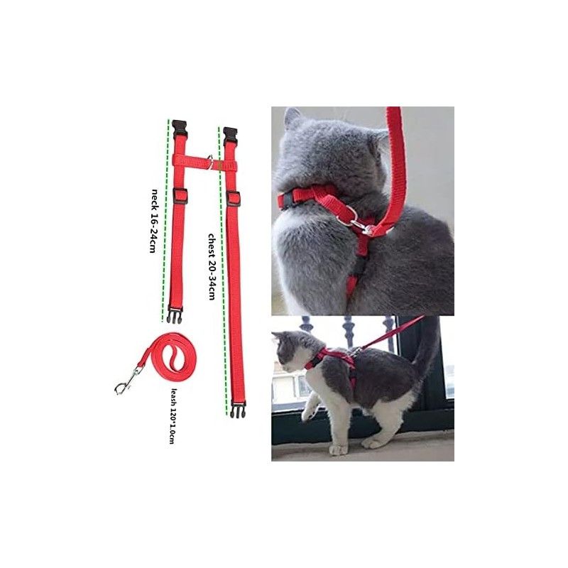 Arnés Ajustable para Gatos y Gatitos