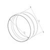 Ducting Pipe Reducer 125mm / 100mm Ducting Pipe Connector 5"