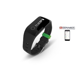Soehnle Fitnesstracker Fit Connect 200 HR mit Bluetooth-Anbindung, Fitnessarmband mit bis zu 10 Tagen Laufzeit zählt Schritte und Kalorienverbrauch, Fitness Armbanduhr mit Schlafanalyse