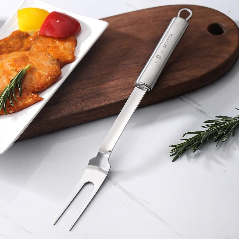 Begatter Meat Forks, Two Prong Large Forks for Cooking Kitchen