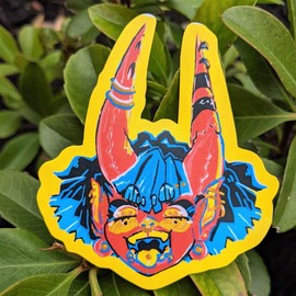 Demon Girl Sticker Set - Which Demon Girl?: Red Demon