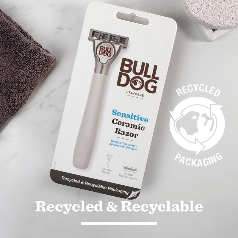 BULLDOG Skincare - Sensitive Ceramic Razor Multipack | Smooth Glide