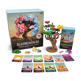Bloomchasers - A Delightful 3D Tree Game of Flowers and Wits, Base Game + Expansion, 1-6 Players