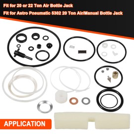 YMT 20 or 22 ton Air Bottle Jack Master Repair kit for Hydraulic and Air Motor Seals