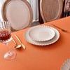 MEANMOY Orange 210 GSM Water & Stain Resistant Square Tablecloth