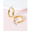 Limerencia G23 Pure Titanium Hypoallergenic Hoop Earrings for Women Sensitive