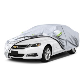 Koukou 6 Layers Car Cover Custom Fit Chevy Impala from 1999 to 2025, Waterproof All Weather for Automobiles, Sun Rain Dust Snow Protection. (Ships from US Warehouse, Arrive Within 3-7 Days)