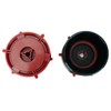 1 Pair NAB Hub Adapters Professional Polished Aluminum Reel to
