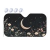 Windshield Sun Shade Moon Flower Field Rustic Car Front Window