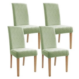 Promindflyplka - Fundas para sillas de comedor, 4 unidades, lavables, tamaño regular, para cocina, hotel, celebración