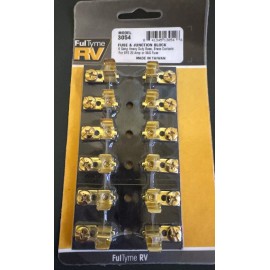 SEACHOICE FULTYME RV Fuse and Junction Block6 Gang 590-3054