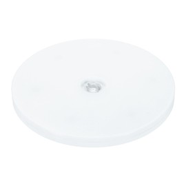 uxcell 1Pack Acrylic Lazy Susan Turntable, 6" Spinner Lazy Susan Turntable Organizer, Acrylic Ball Bearing Rotating Tray for Pantry Spice Rack Decorating, White