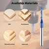 EANOSIC Extra Long 3 inch Spiral Router Bits Up Down