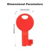 Fire Alarm Test Panel Key 6 Pack, Mellbree Replacement Key