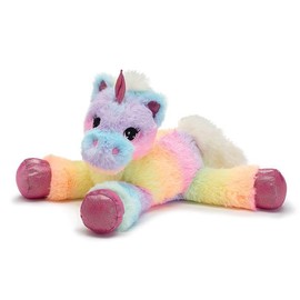 burton+BURTON Lying Rainbow Unicorn Plush Toy, 16-inch Height, Kids Stuffed Animal Toy