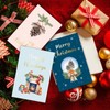 Spercy 24 Gold Foiled Christmas Cards With Envelopes, 6 Assorted