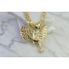 Hermoso Dije Gallo Grande. Chapa De Oro 18k. Sin Cadena