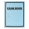 BookFactory Exam Blue Book, Ruled Format, 8.5x11 Inches, 16 Pages,