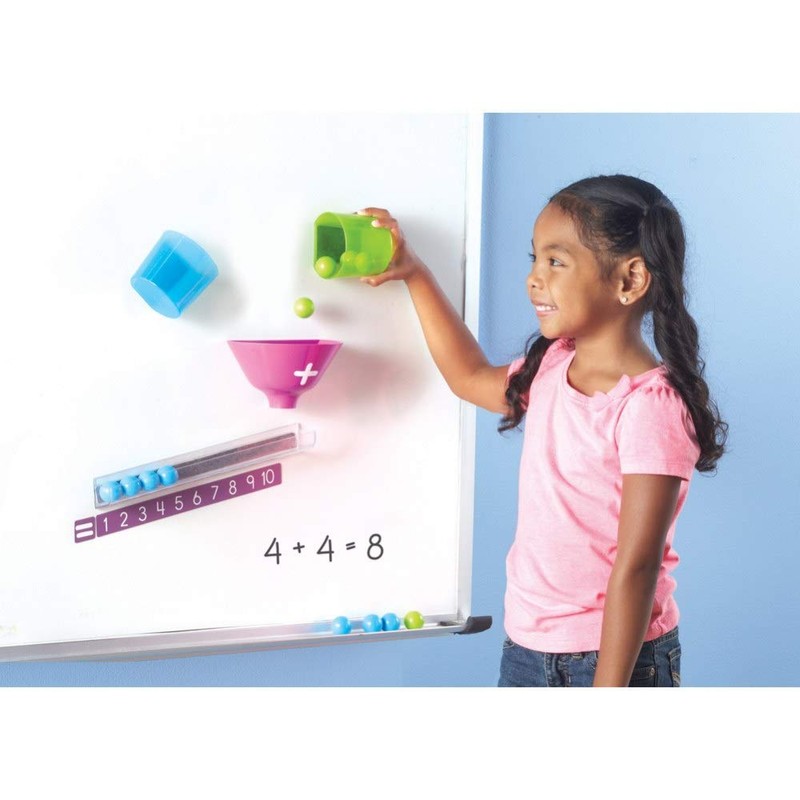 Learning Resources Magnetic Addition Machine, Math Games, Classroom Supplies, Homeschool