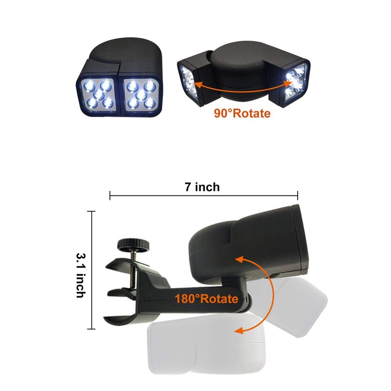 Chiyyak BBQ LED Light Waterproof Super Bright Heat Resistant Flexible
