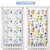 2 Pack Cot Bed Fitted Sheets 140 x 70cm for