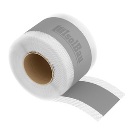 Isolbau Sealing Tape P2 Grey - 20 m Sealing Tape Waterproof Sealing Tape for Sanitary, Shower, Bathroom, Tiles, Balcony and Patio, Sealing for Indoor and Outdoor Insulation - 120 mm