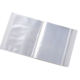 40 Pockets 4 x 6 Inches Small Photo Album Pictures Storage Book Art Presentation Folder with Translucent Frosted Cover for Postcards Stickers
